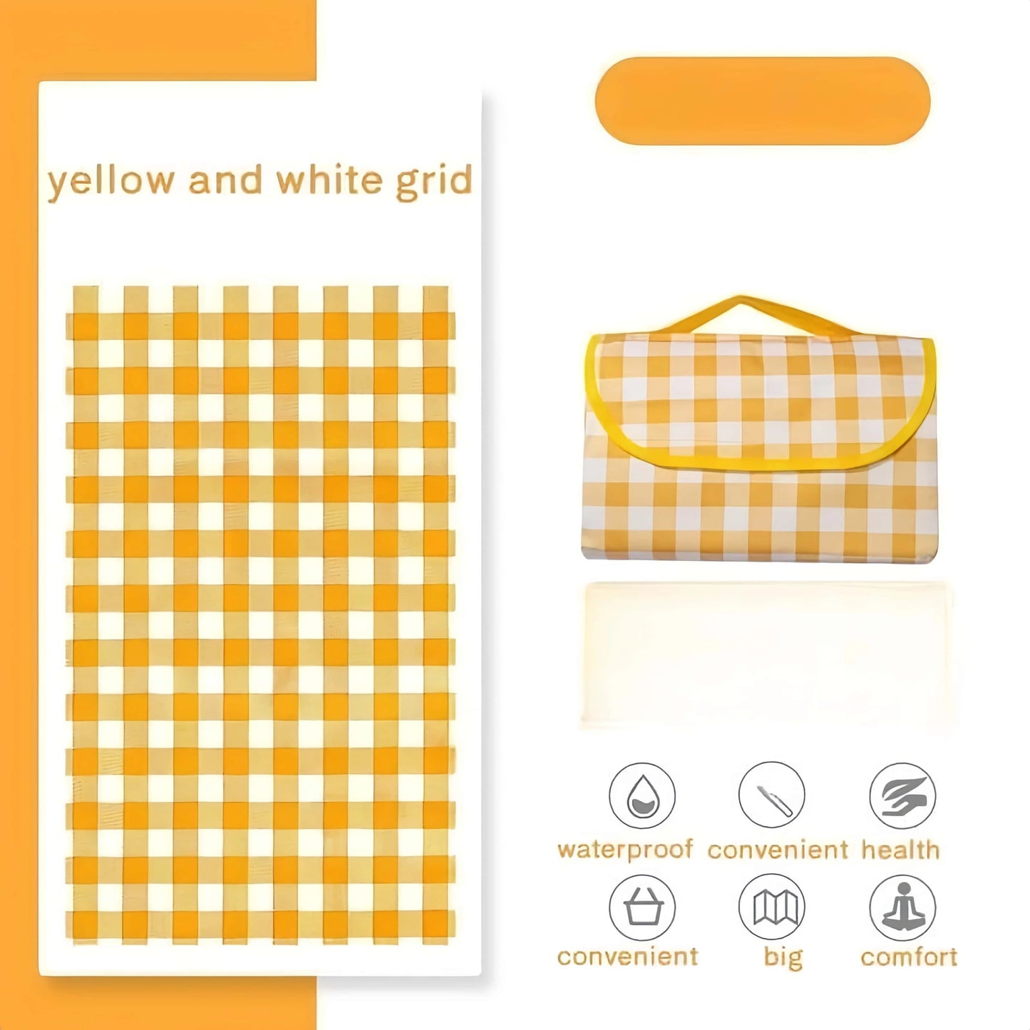 Outdoor camping picnic blanket, mat used for tent cushion, lawn cushion, wider picnic cloth