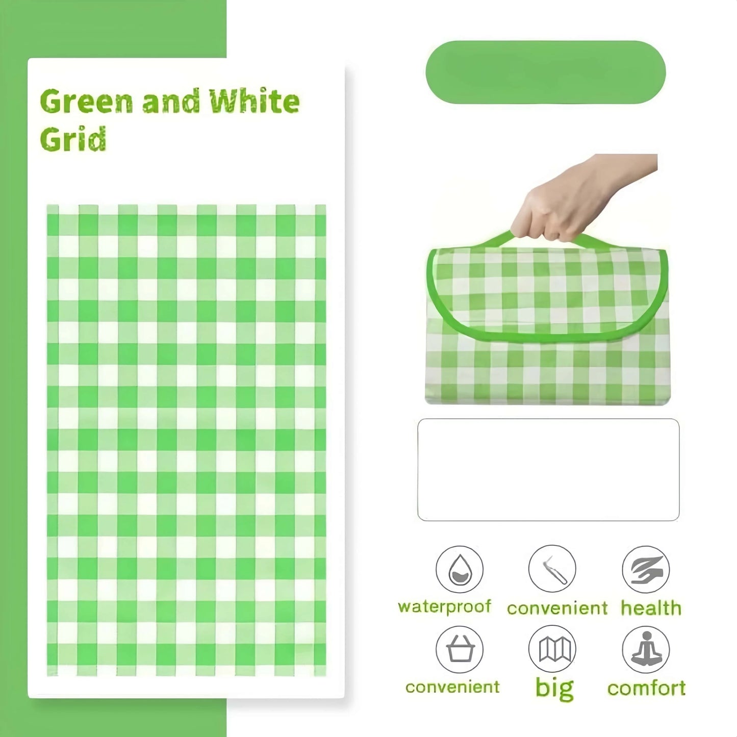 Outdoor camping picnic blanket, mat used for tent cushion, lawn cushion, wider picnic cloth