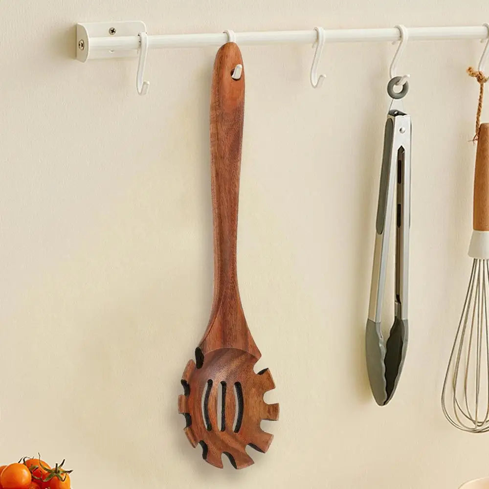Wooden Spaghetti And Pasta Server Long Handle