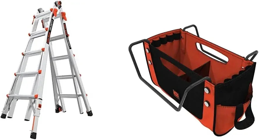 Ladders, Velocity with Wheels, M26, 26 Ft, Multi-Position Ladder, Aluminum, Type 1A, 300 lbs Weight Rating, (15426-001)