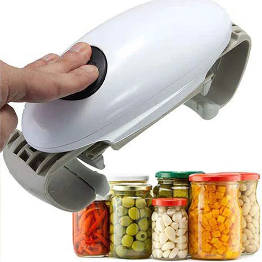 Electric Can Opener and bottle opener Battery Operated One Touch system