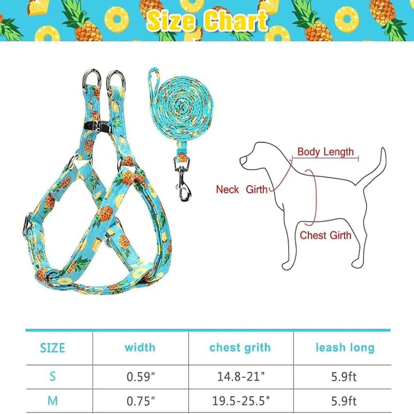 Small Medium Adjustable Heavy Duty No Pull Vest Harness and Leash Set Comfortable Design
