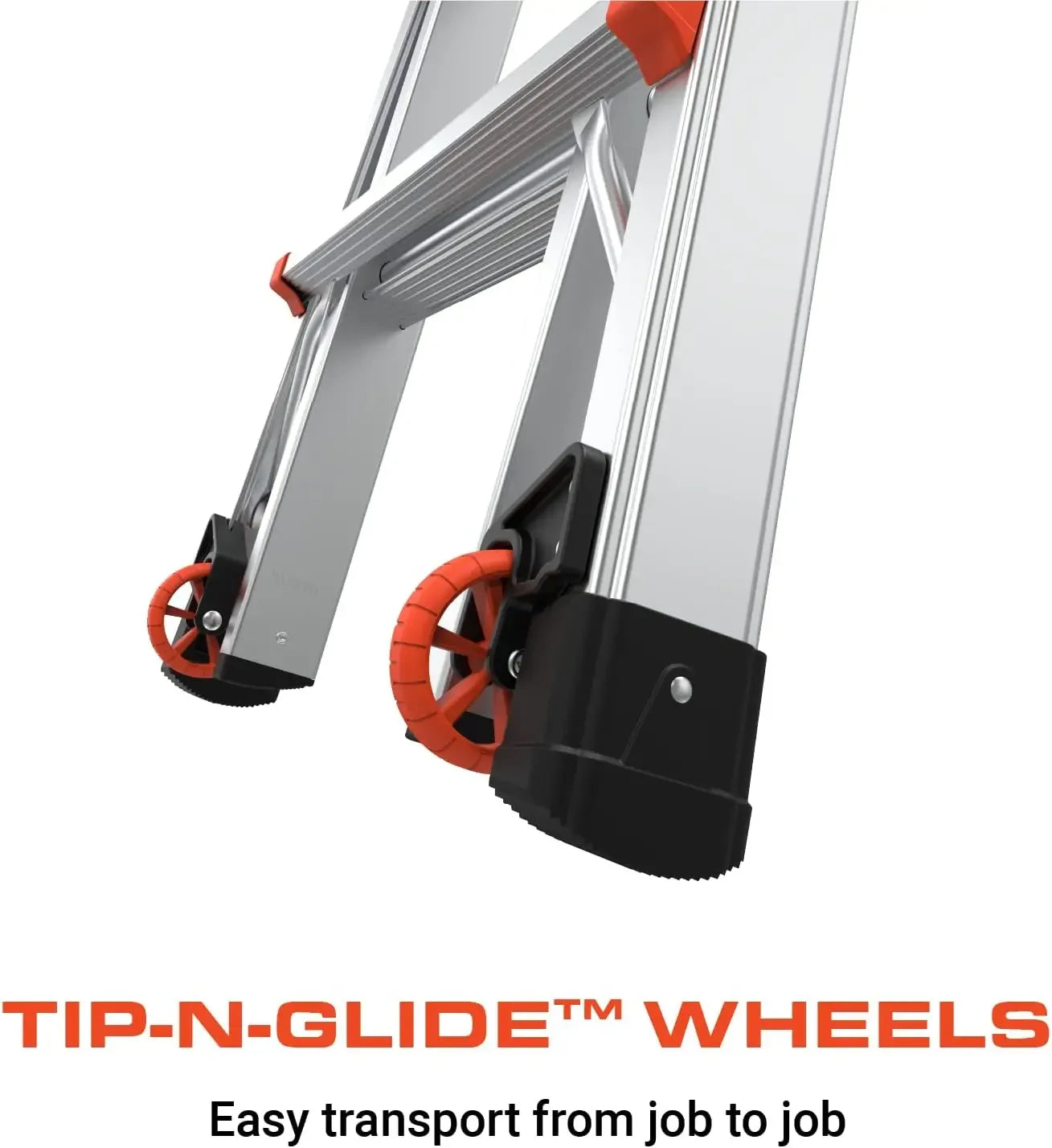 Ladders, Velocity with Wheels, M26, 26 Ft, Multi-Position Ladder, Aluminum, Type 1A, 300 lbs Weight Rating, (15426-001)