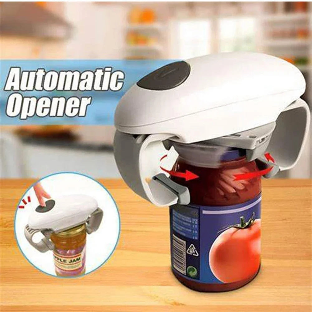 Electric Can Opener and bottle opener Battery Operated One Touch system
