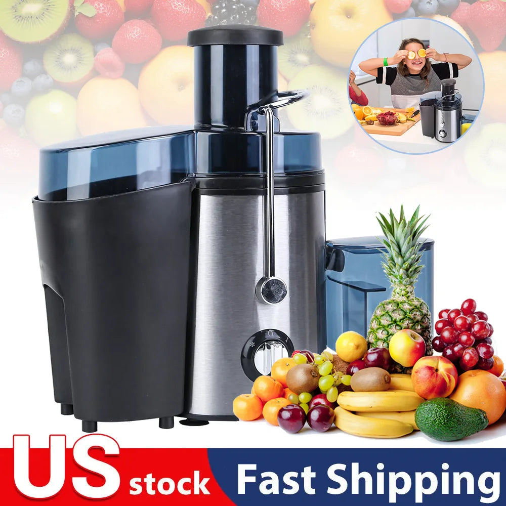 800w Stainless Steel Juicer Centrifugal Electric Residue Separation