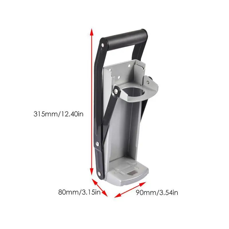 Oz Wall Mounted Home Dispensing Can Crusher Bottle Opener Recycling Tool