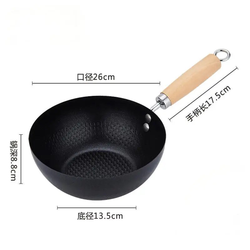 Frying Pan, Non-Stick Iron Pan, Mini Frypan, Saucepan, Omelette Pans, Wok