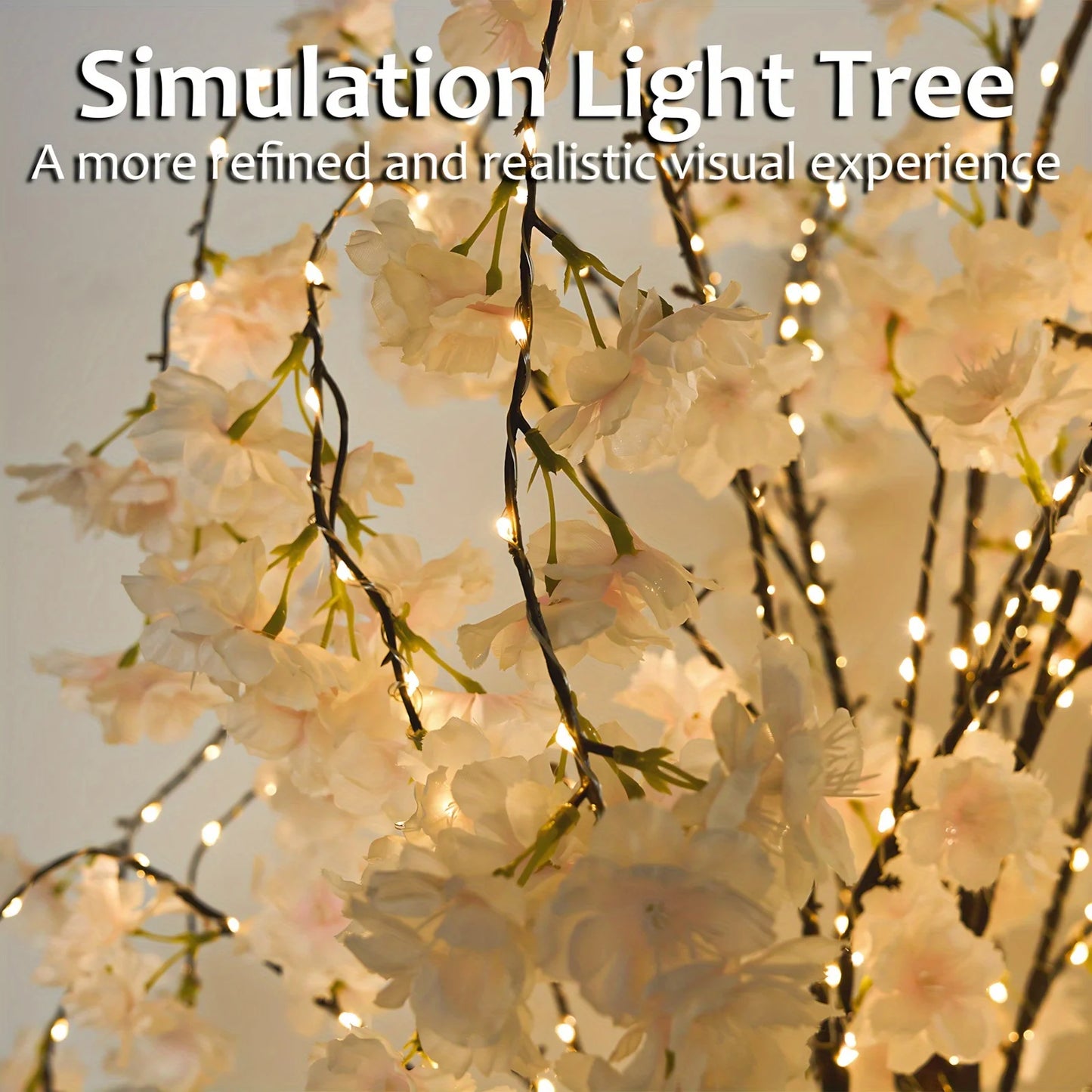 Cherry Blossom Tree Light, 6ft, 450 LED Lights