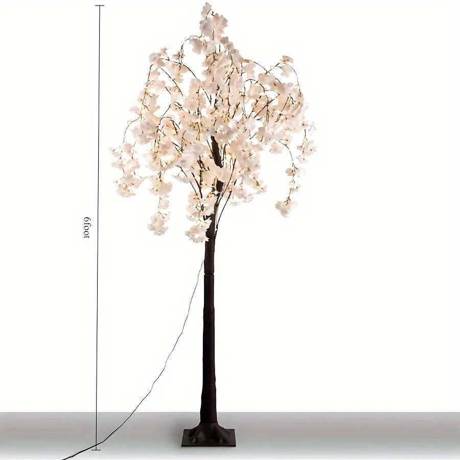 Cherry Blossom Tree Light, 6ft, 450 LED Lights
