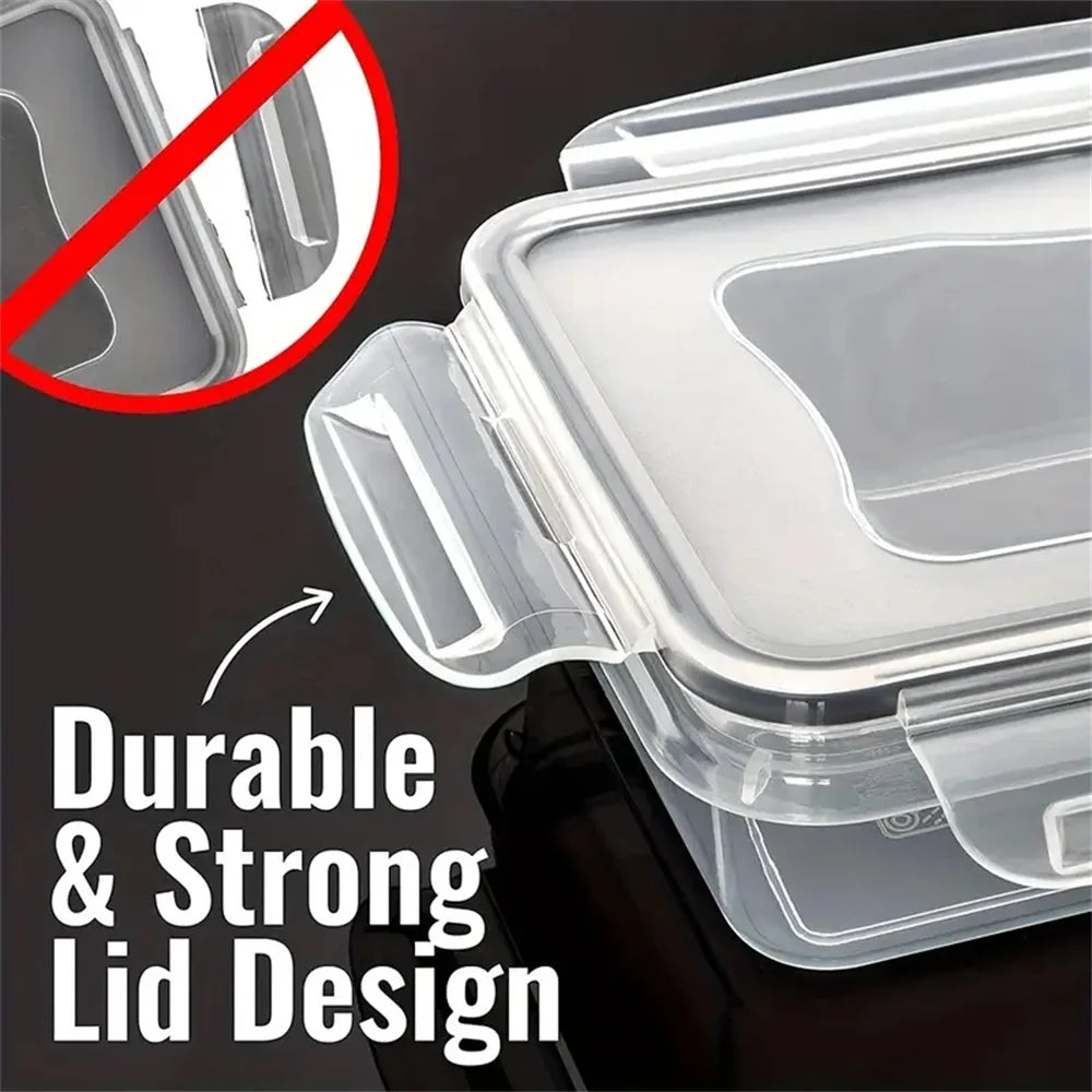 12pcs-set Food Airtight containers, Lunch Boxes Set, Microwave safe, BPA free, Plastic Container