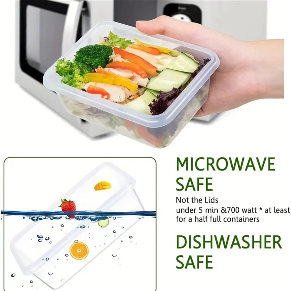 12pcs-set Food Airtight containers, Lunch Boxes Set, Microwave safe, BPA free, Plastic Container
