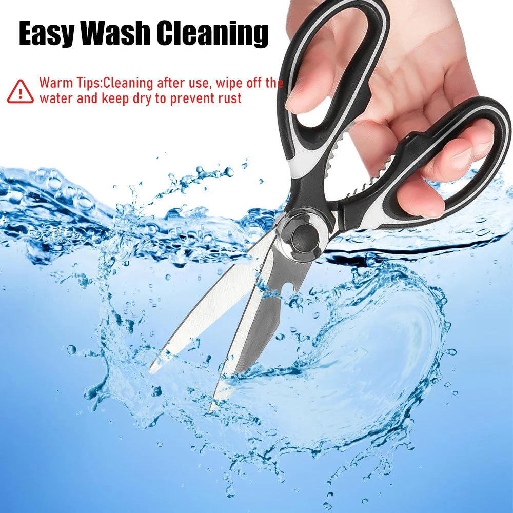 Multifunctional Kitchen Stainless Steel Scissors