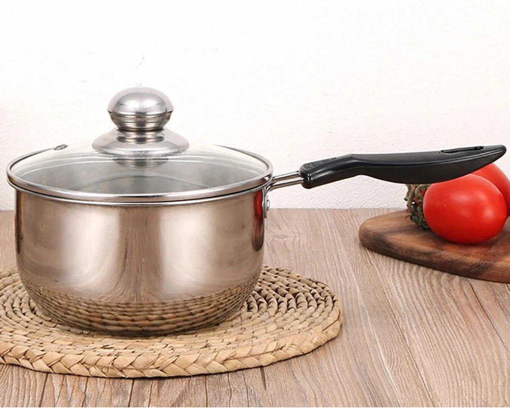Stainless Steel Non Stick Pan, Multi-function Pot Baby Complementary Food Pot, Small Milk Pot