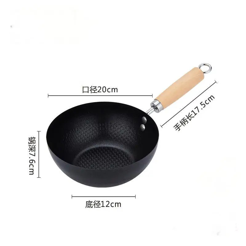 Frying Pan, Non-Stick Iron Pan, Mini Frypan, Saucepan, Omelette Pans, Wok