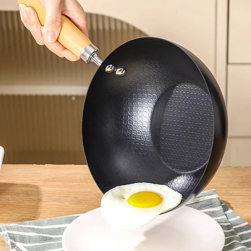 Frying Pan, Non-Stick Iron Pan, Mini Frypan, Saucepan, Omelette Pans, Wok