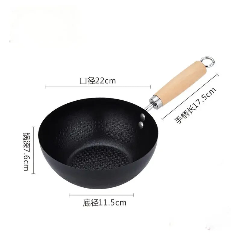 Frying Pan, Non-Stick Iron Pan, Mini Frypan, Saucepan, Omelette Pans, Wok