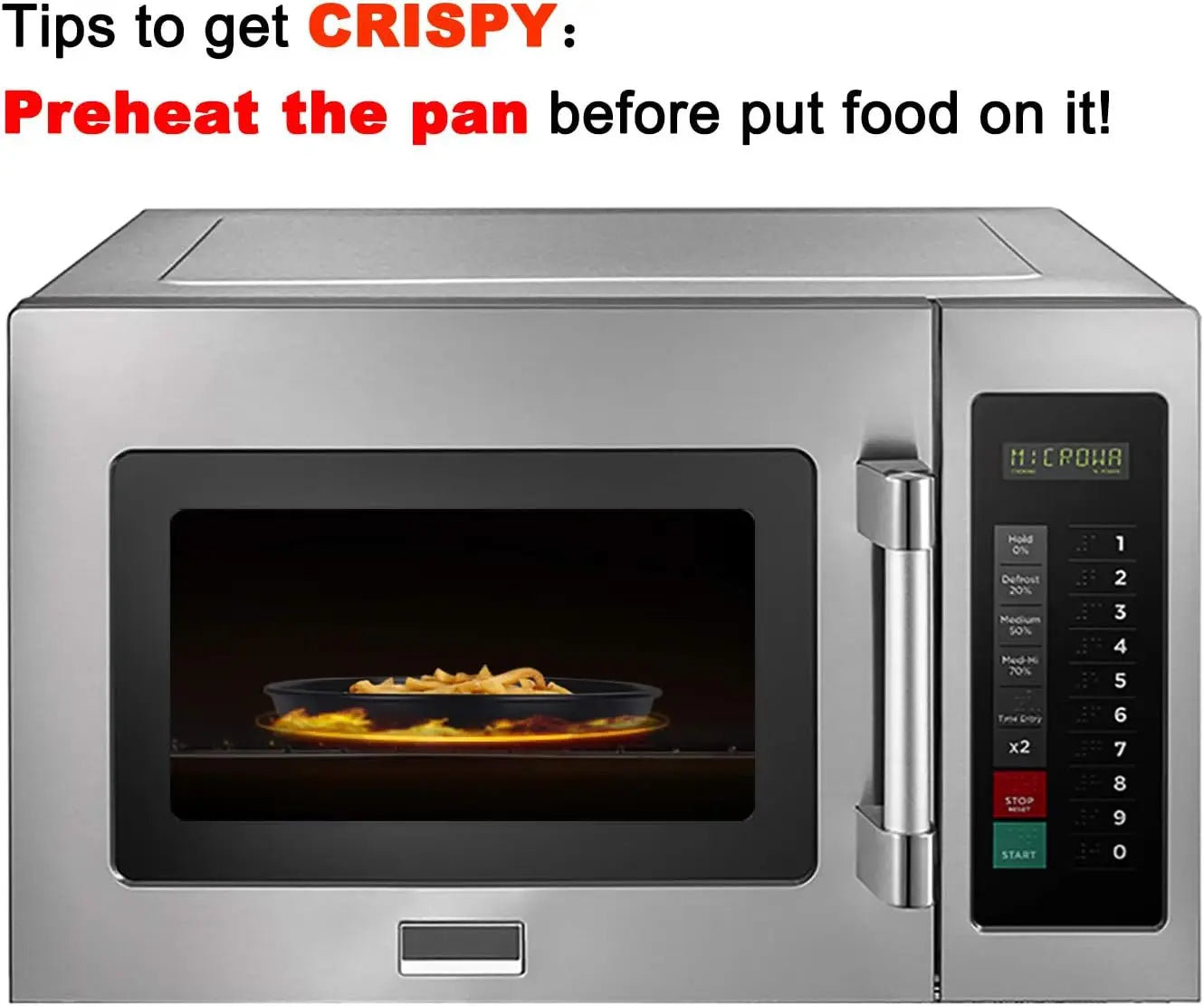 Microwave Cooker, Egg Fryer, Sandwich Maker, Crisper for Pizza, Chicken Nuggets, French Toast