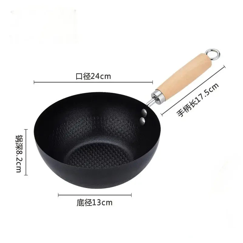 Frying Pan, Non-Stick Iron Pan, Mini Frypan, Saucepan, Omelette Pans, Wok