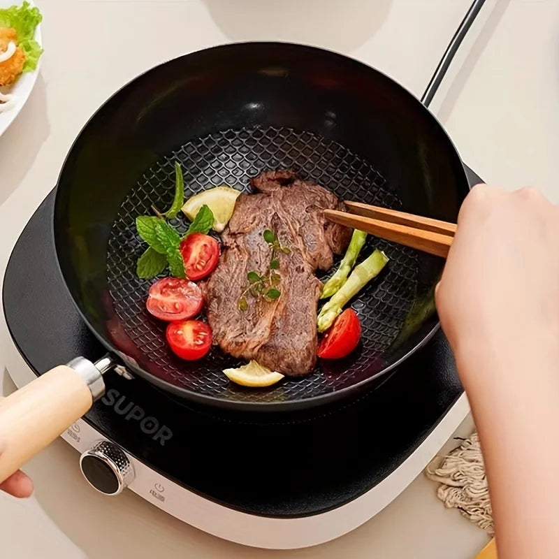 Frying Pan, Non-Stick Iron Pan, Mini Frypan, Saucepan, Omelette Pans, Wok