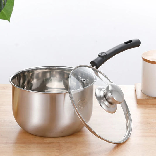 Stainless Steel Non Stick Pan, Multi-function Pot Baby Complementary Food Pot, Small Milk Pot