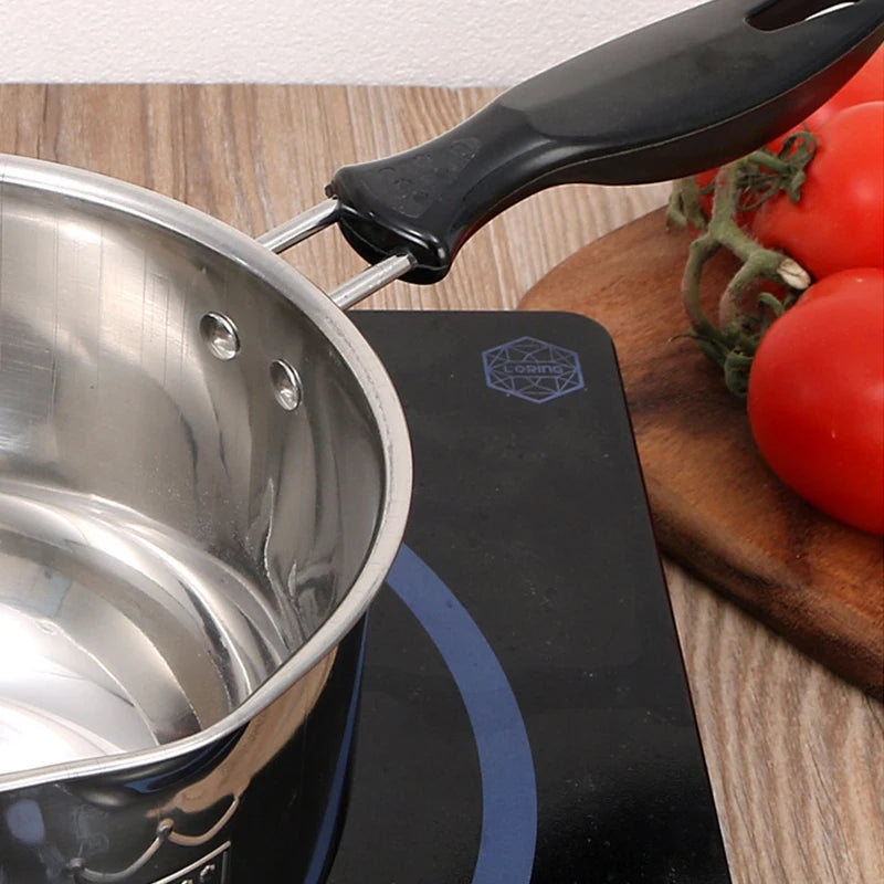 Stainless Steel Non Stick Pan, Multi-function Pot Baby Complementary Food Pot, Small Milk Pot